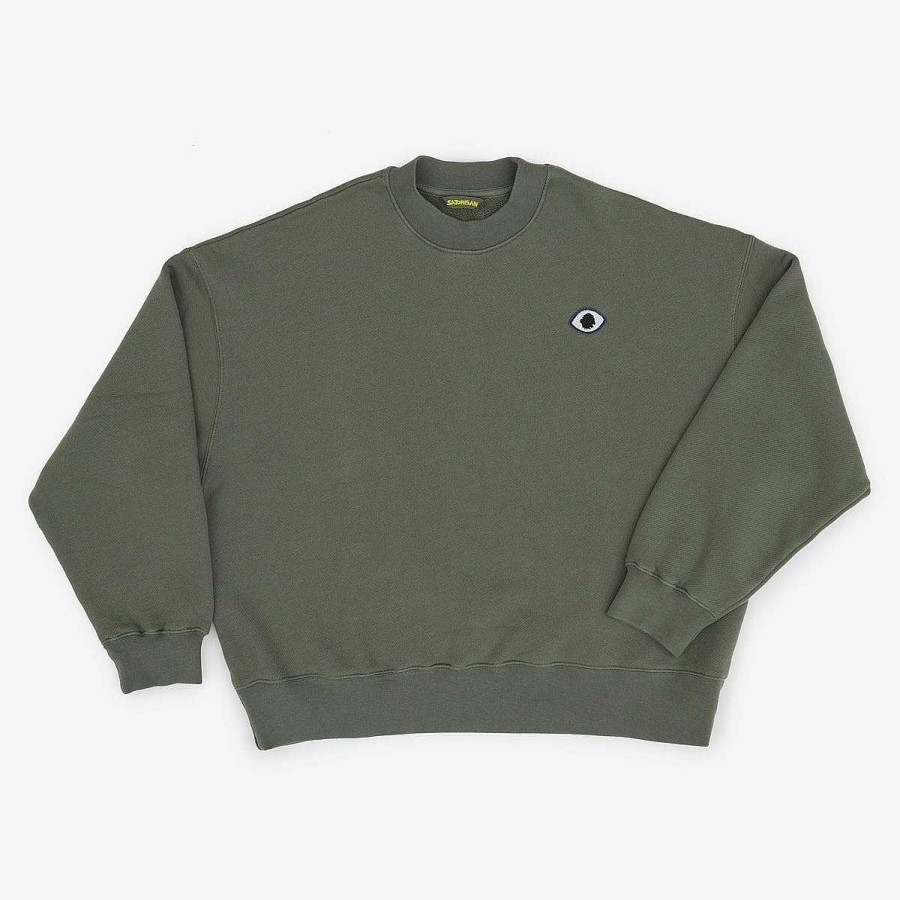 Satorisan Sweatshirt Oversize Bio-Baumwolle | Wildes Gras Sweatshirts