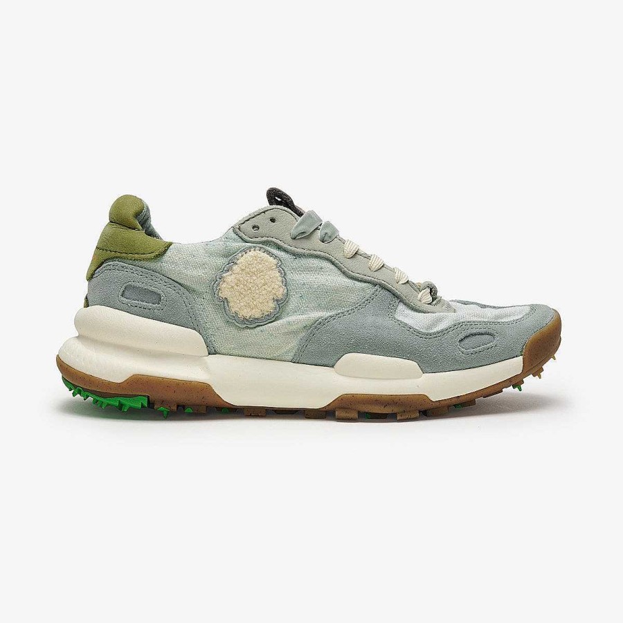 Satorisan Chacrona-Leinen | Camo Milky Jade Turnschuhe